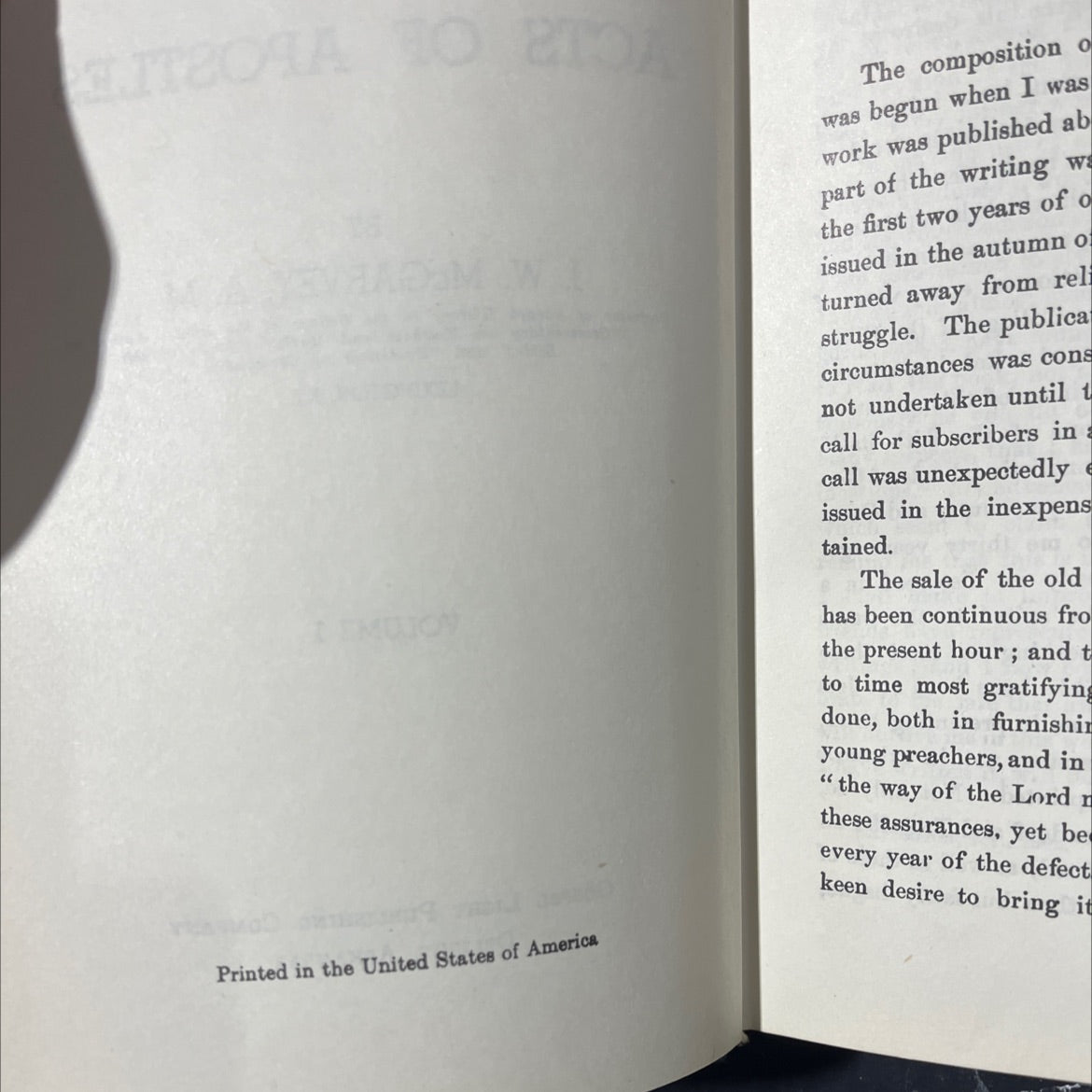 new commentary on acts of apostles book, by j. w. mcgarvey, 1970 Hardcover image 3