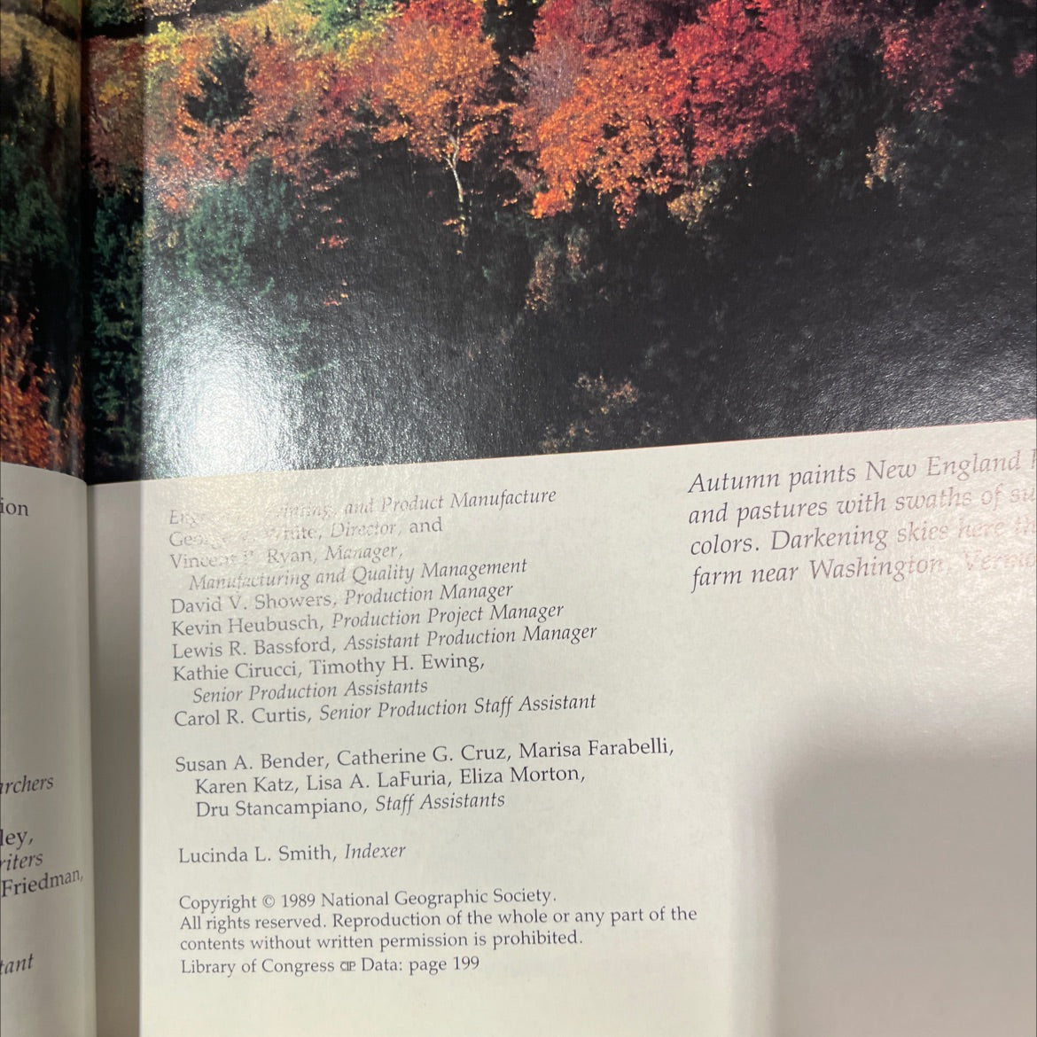 new england book, by national geographic society, 1989 Hardcover image 3