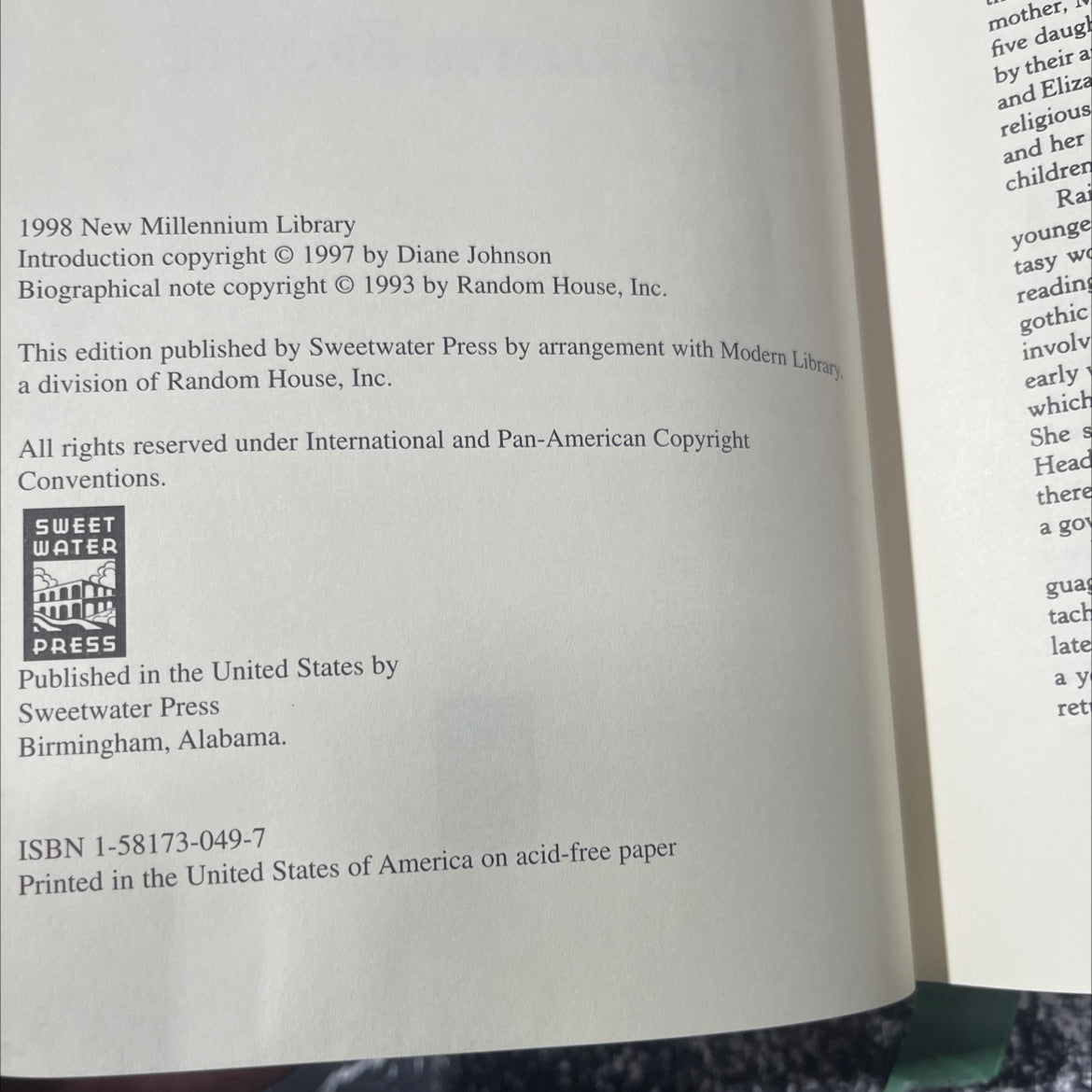 new millennium jane eyre book, by charlotte brontë, 1998 Leather image 3