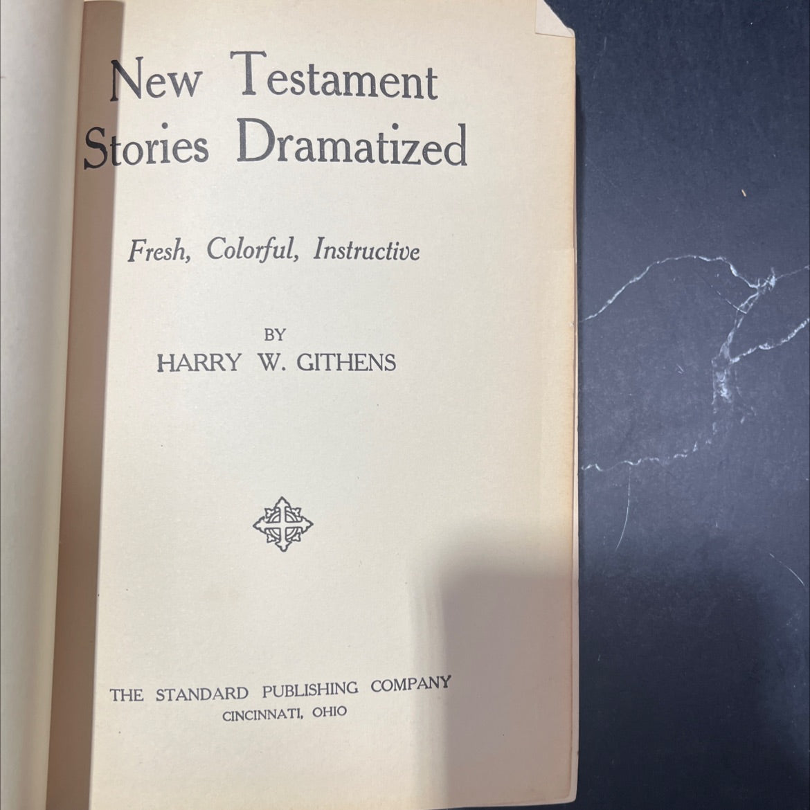 new testament stories dramatized fresh colorful instructive book, by harry w. githens, 1929 Hardcover image 2