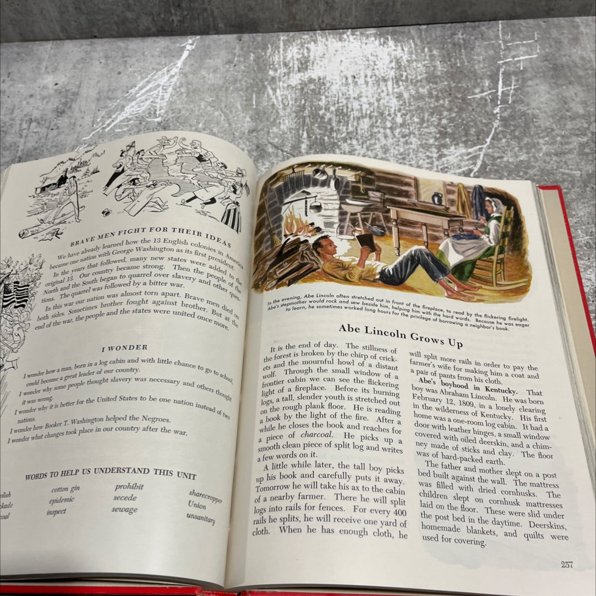 new unified social studies exploring the new world book, by o. stuart hamer, dwight w. follett, ben f. ahlschweide, image 4