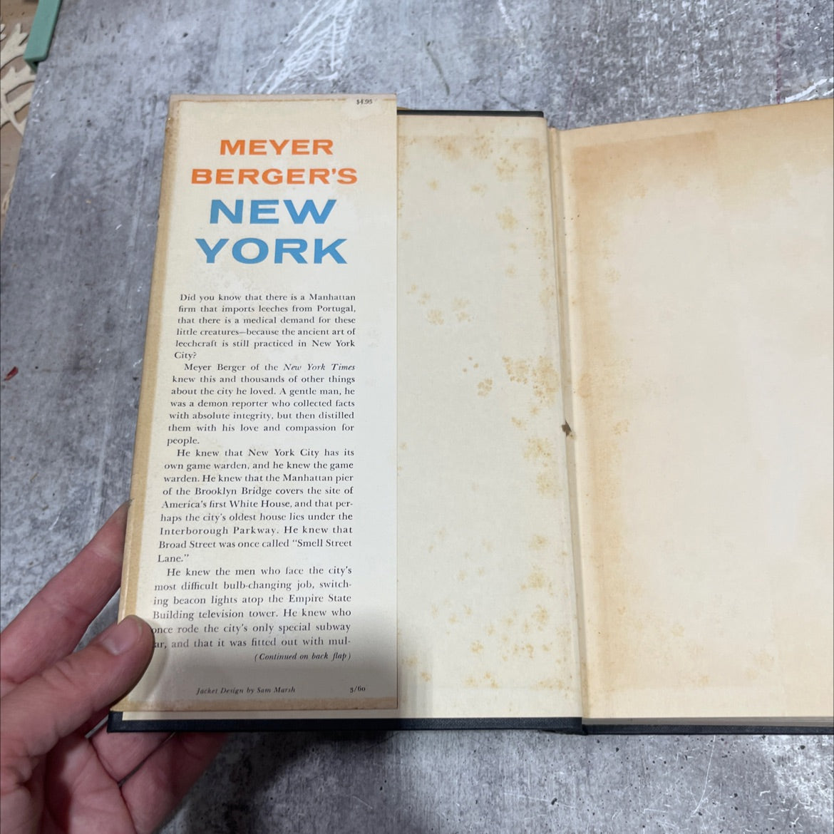 new york book, by meyer berger, 1960 Hardcover image 4