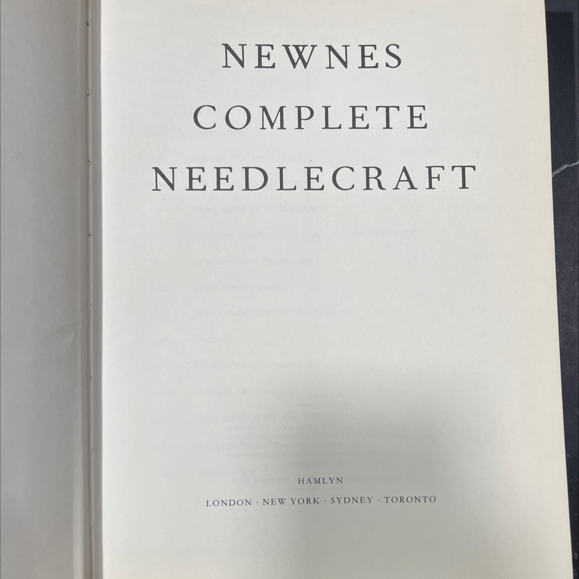 newnes complete needlecraft book, by unknown, 1970 Hardcover image 2