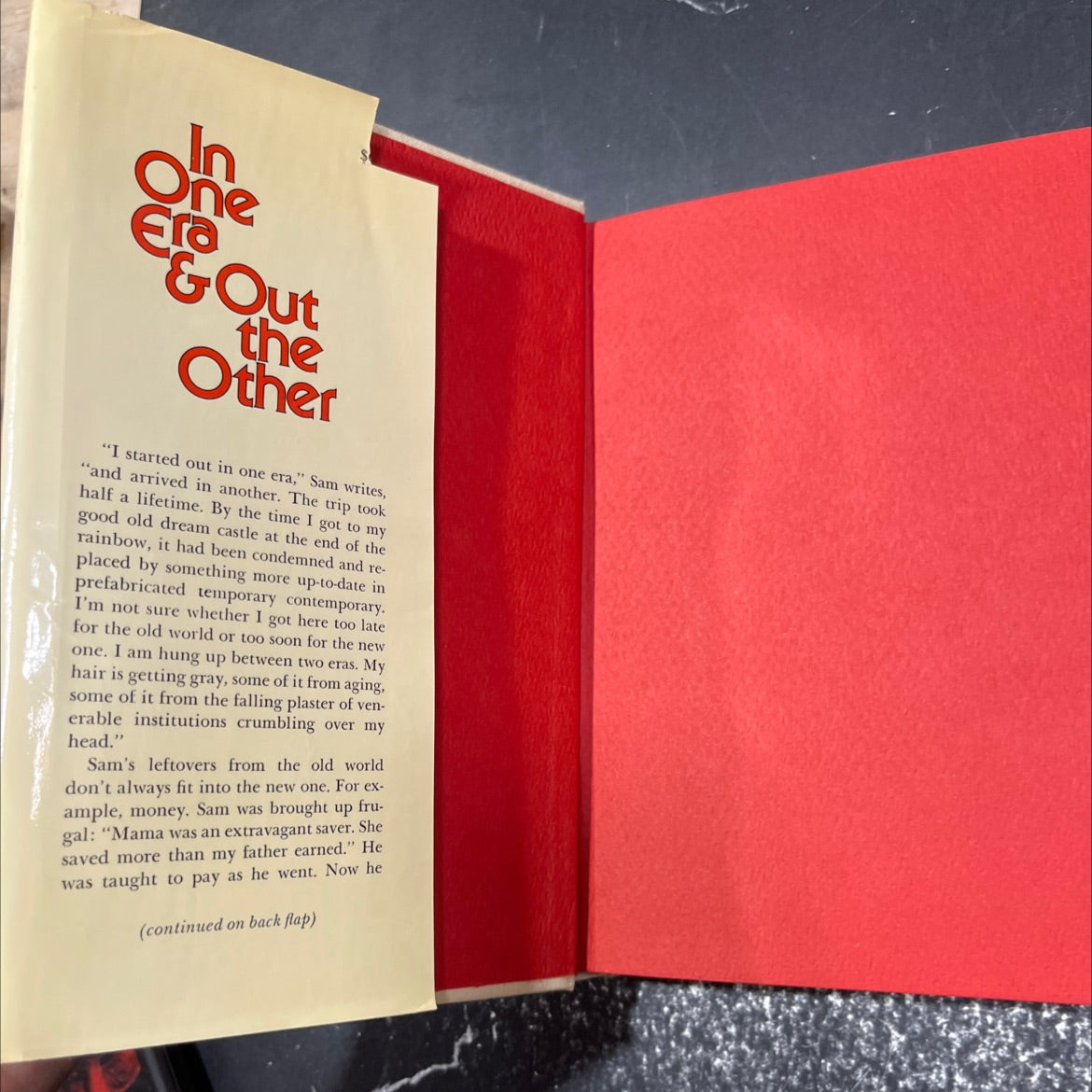 ney in one era and out the other book, by sam levenson, 1973 Hardcover image 4