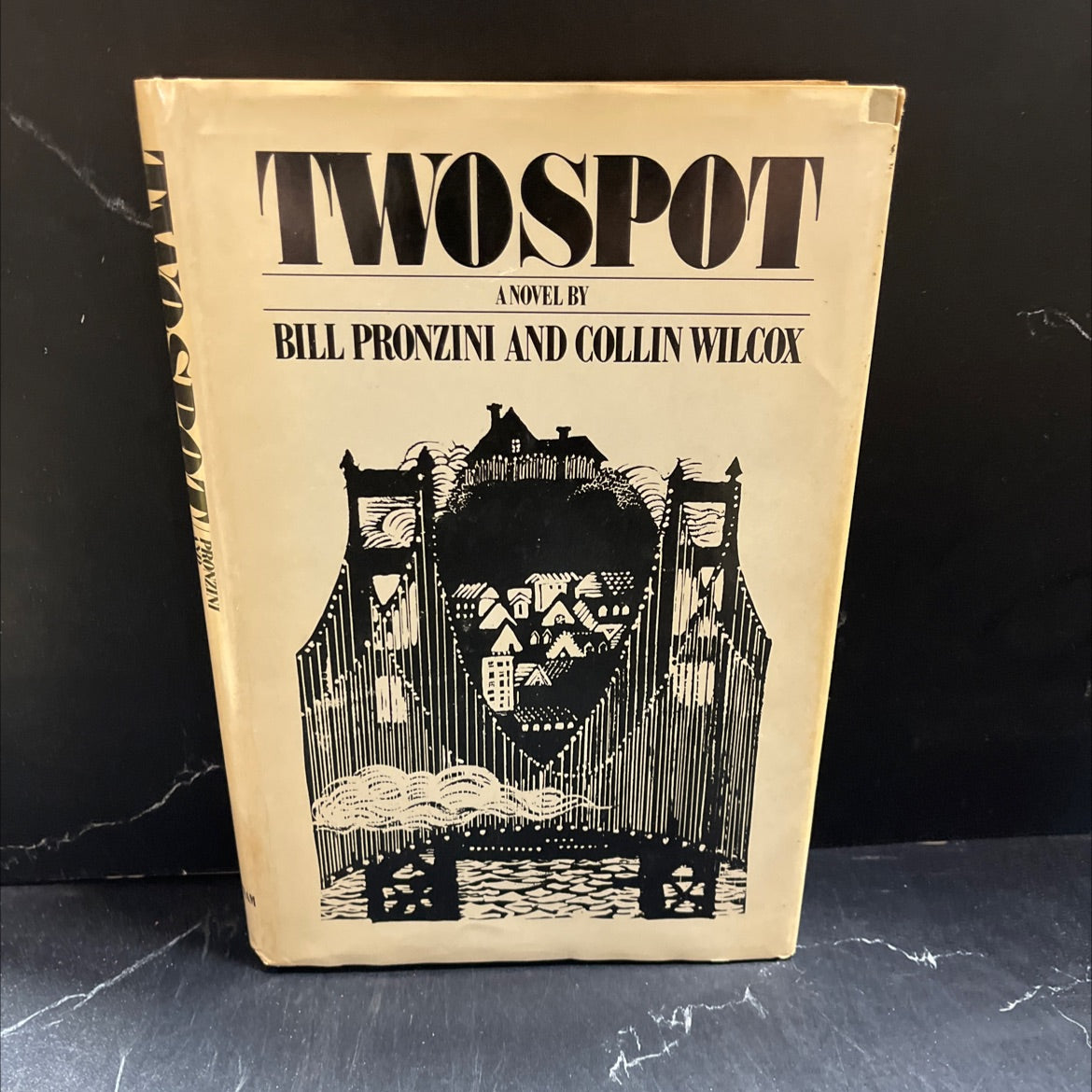 ni twospot book, by Bill Pronzini, Collin Wilcox, 1978 Hardcover image 1
