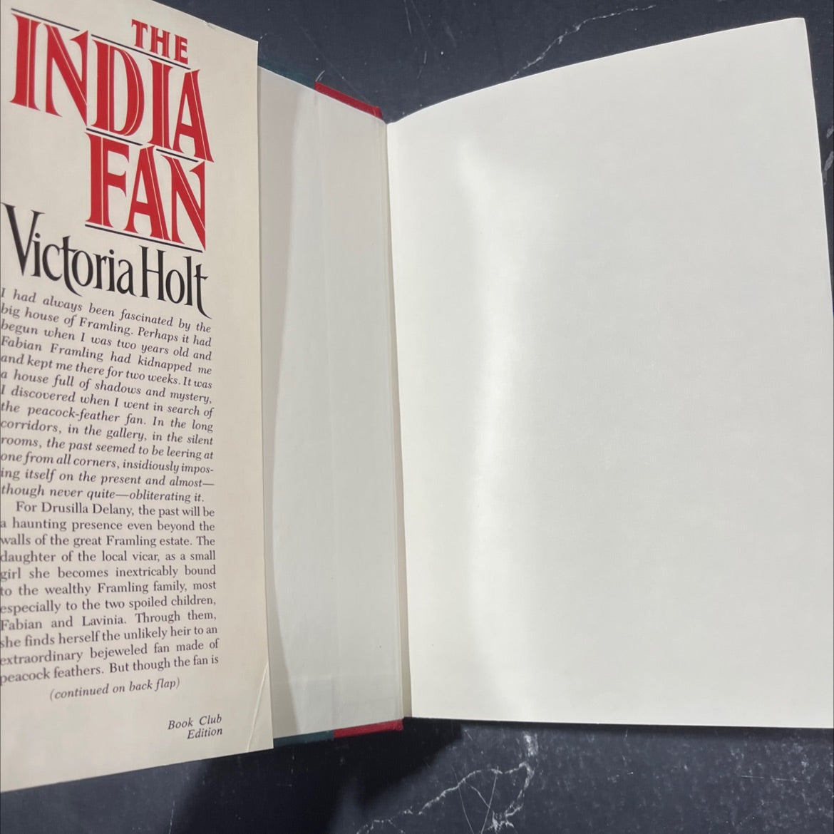 nightingale paradise book, by Victoria Holt, 1988 Hardcover image 4