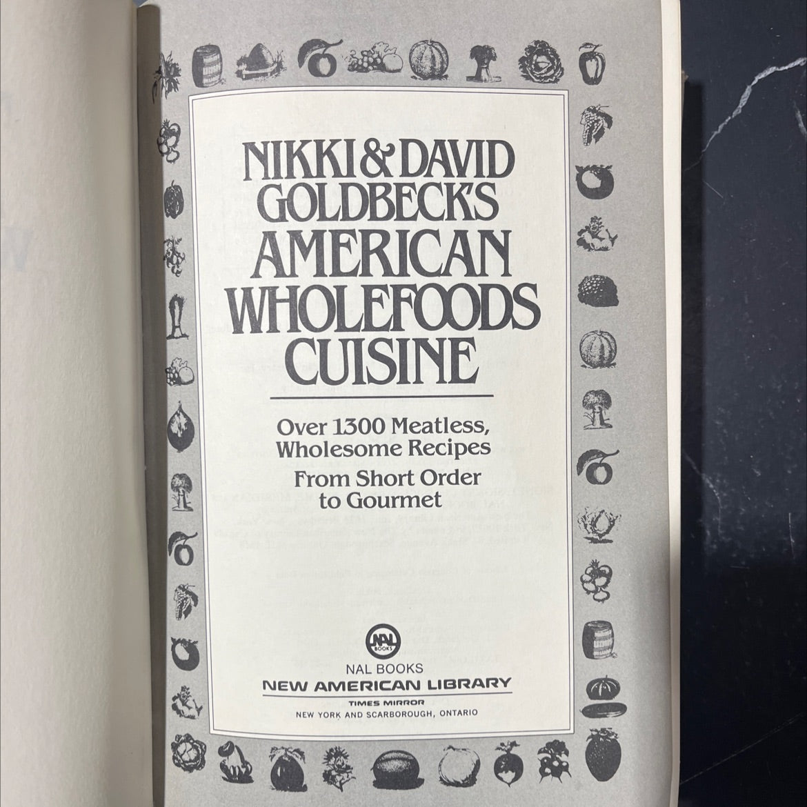 nikki and david goldbeck's american wholefoods cuisine book, by Nikki Goldbeck, David Goldbeck, 1983 Hardcover image 2