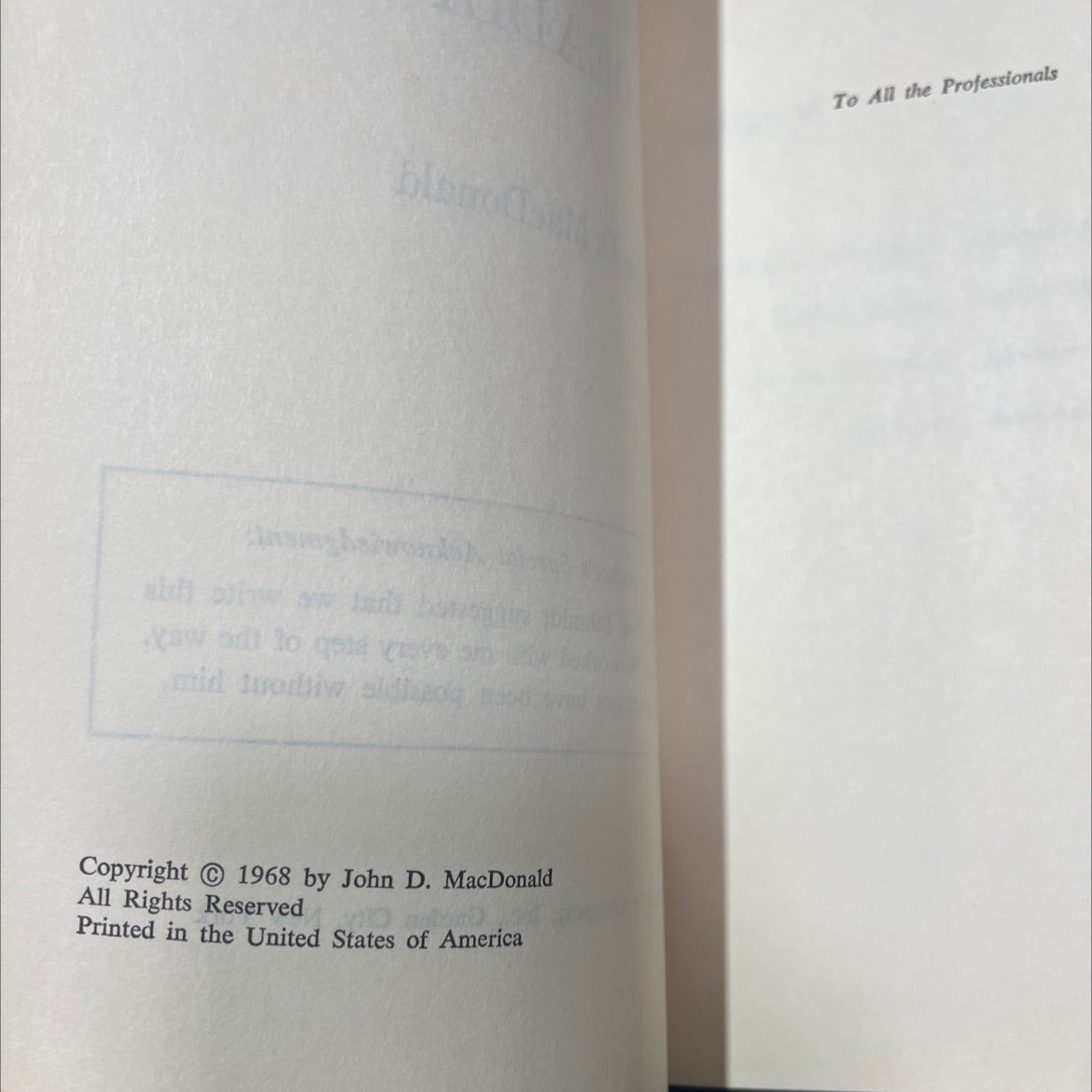 no deadly drug book, by john d. macdonald, 1968 Hardcover image 3