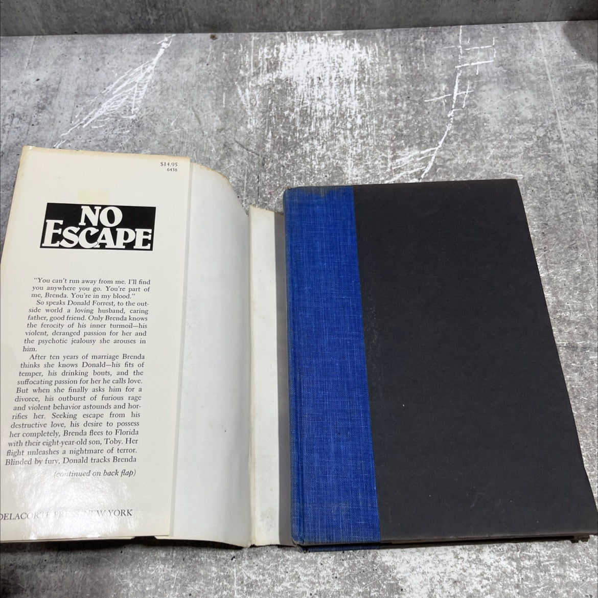 no escape book, by joseph hayes, 1982 Hardcover image 4