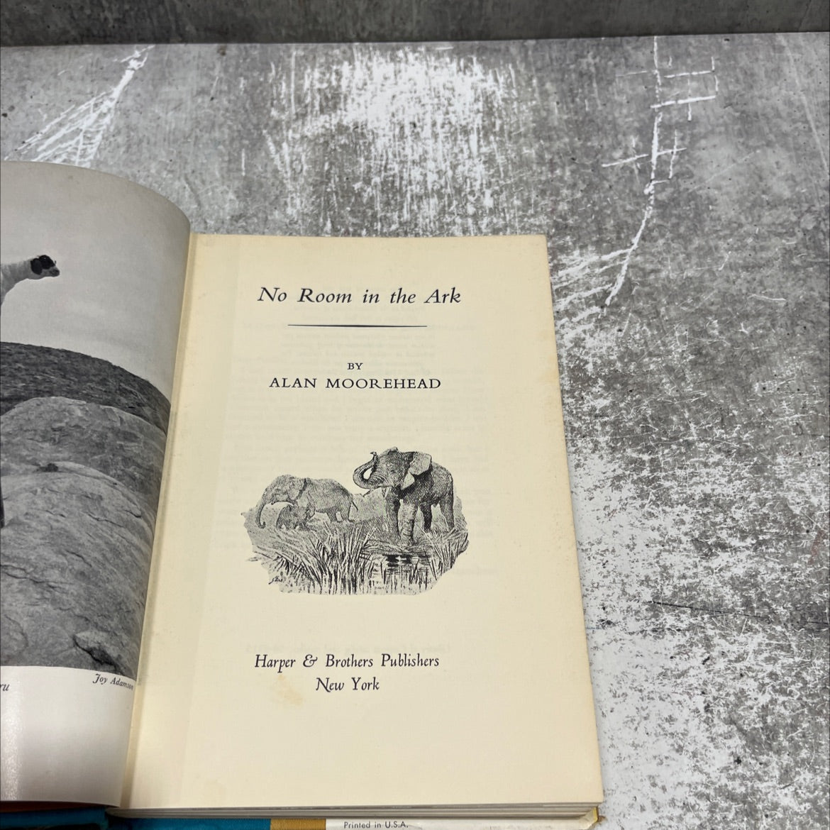 no room in the ark book, by alan moorehead, 1959 Hardcover image 2