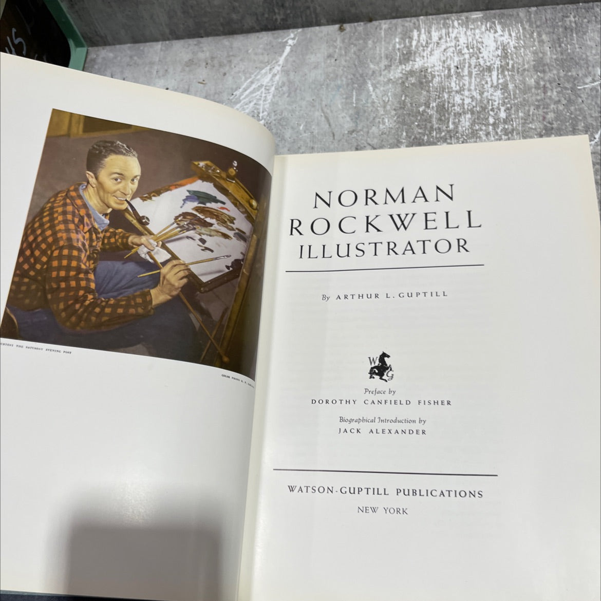 norman rockwell, illustrator book, by arthur l. guptill, dorothy canfield fisher, jack alexander, 1970 Hardcover image 2