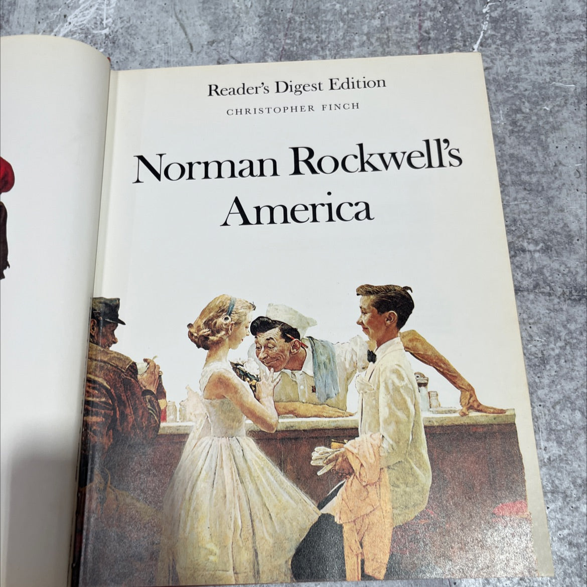 norman rockwell's america book, by christopher finch, 1976 Hardcover image 2