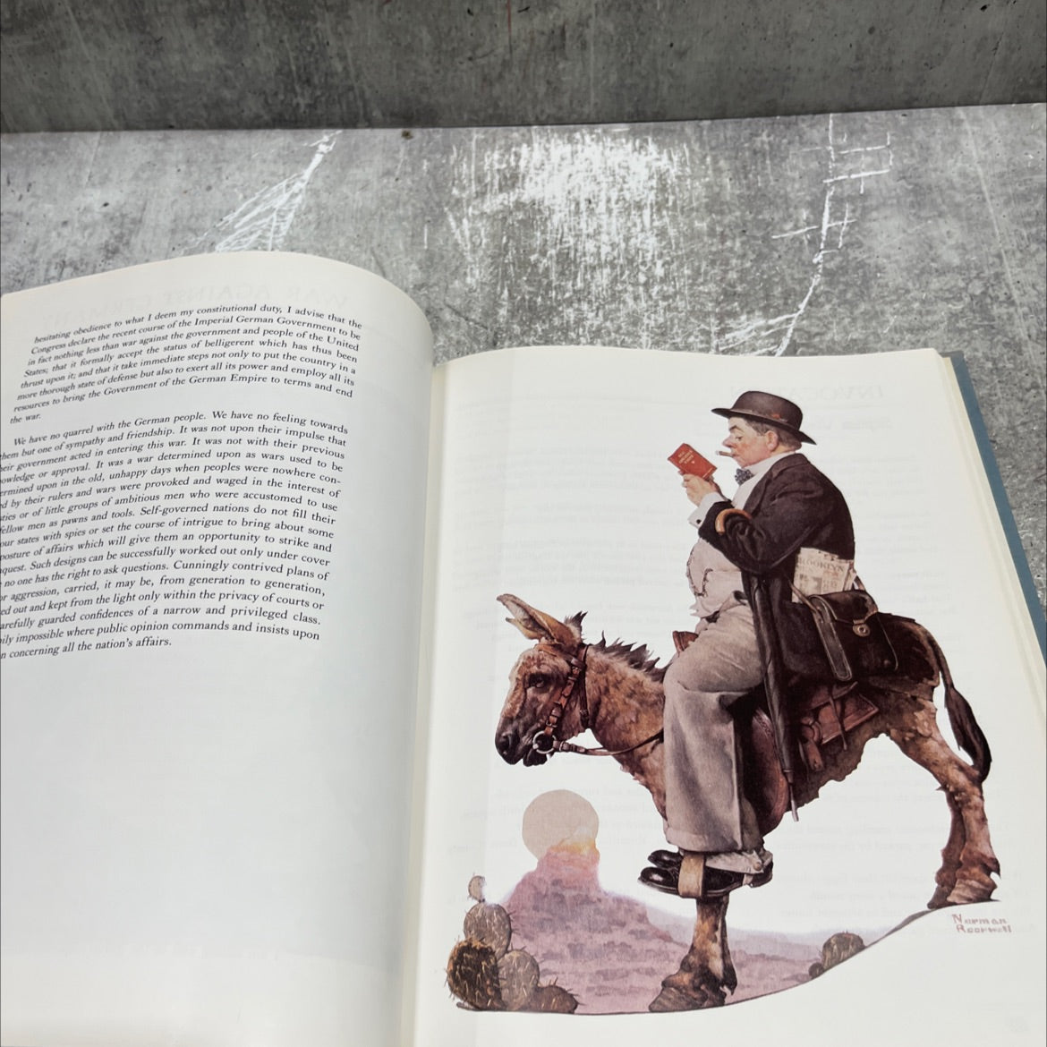 norman rockwell's patriotic times book, by george mendoza, 1985 Hardcover image 4