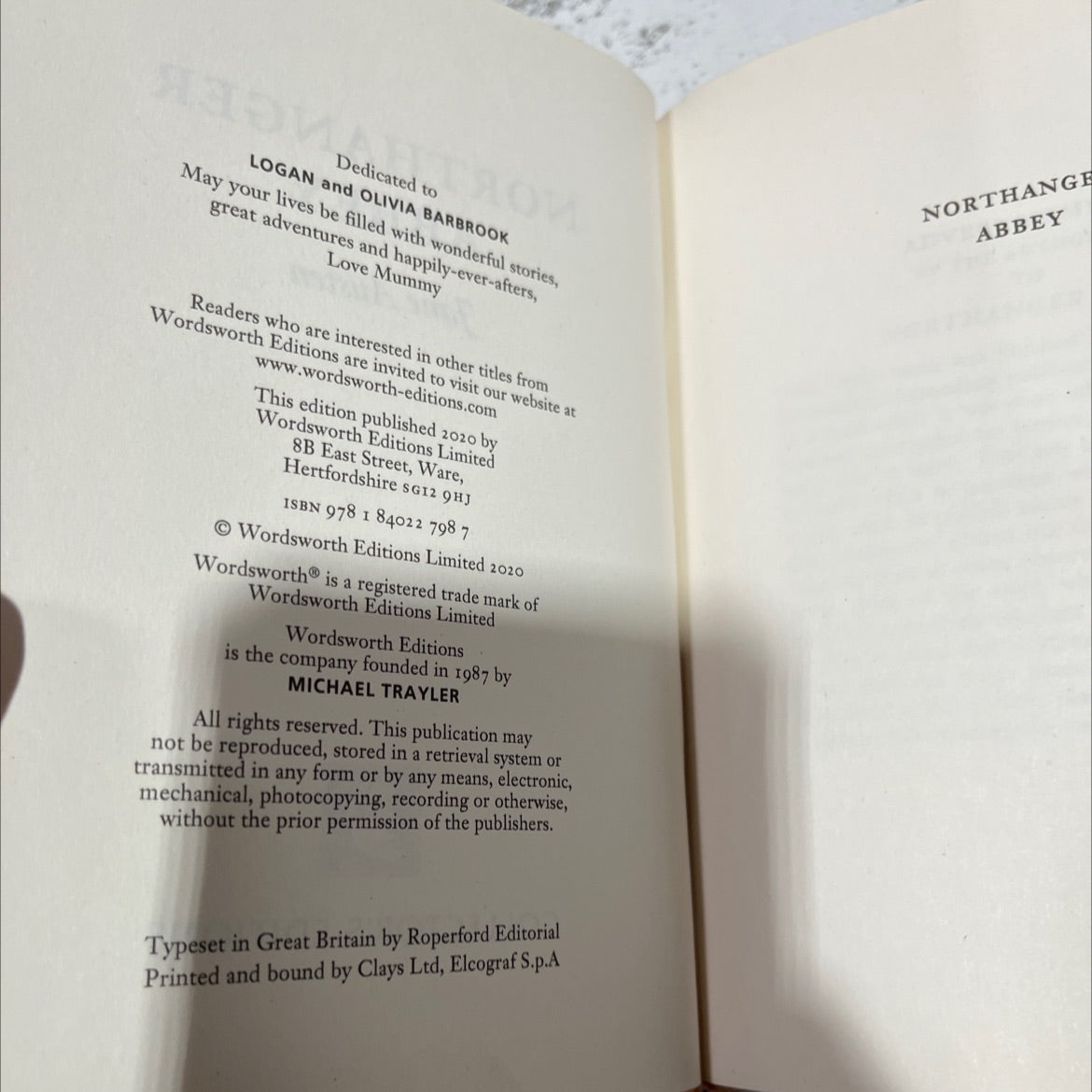 northanger abbey book, by jane austen, 2020 Hardcover image 3