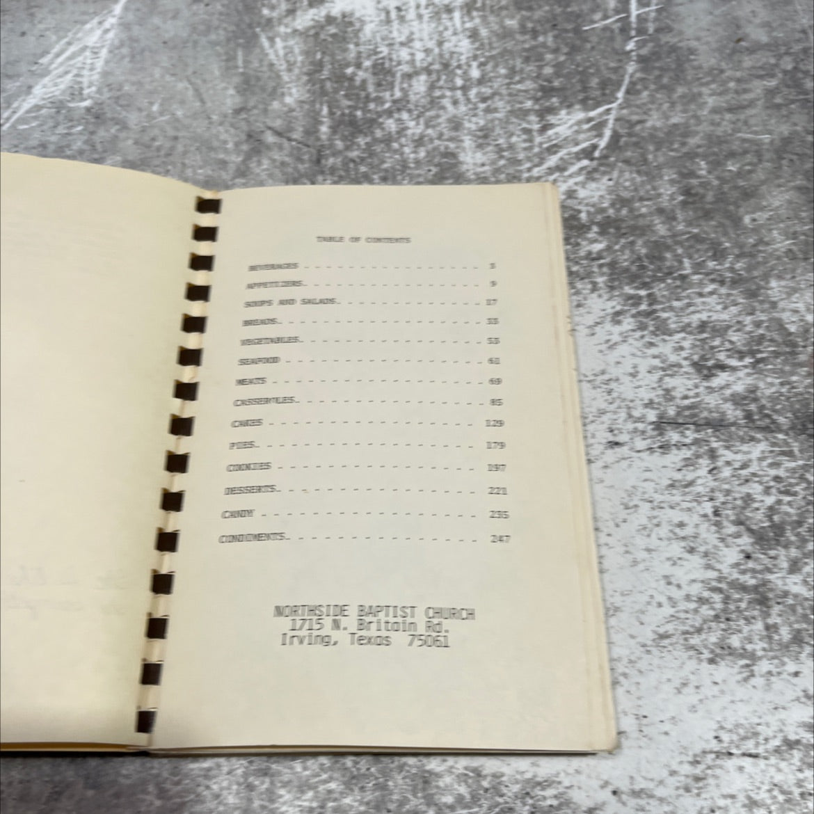 northside baptist cookbook book, by unknown, unknown Paperback image 2