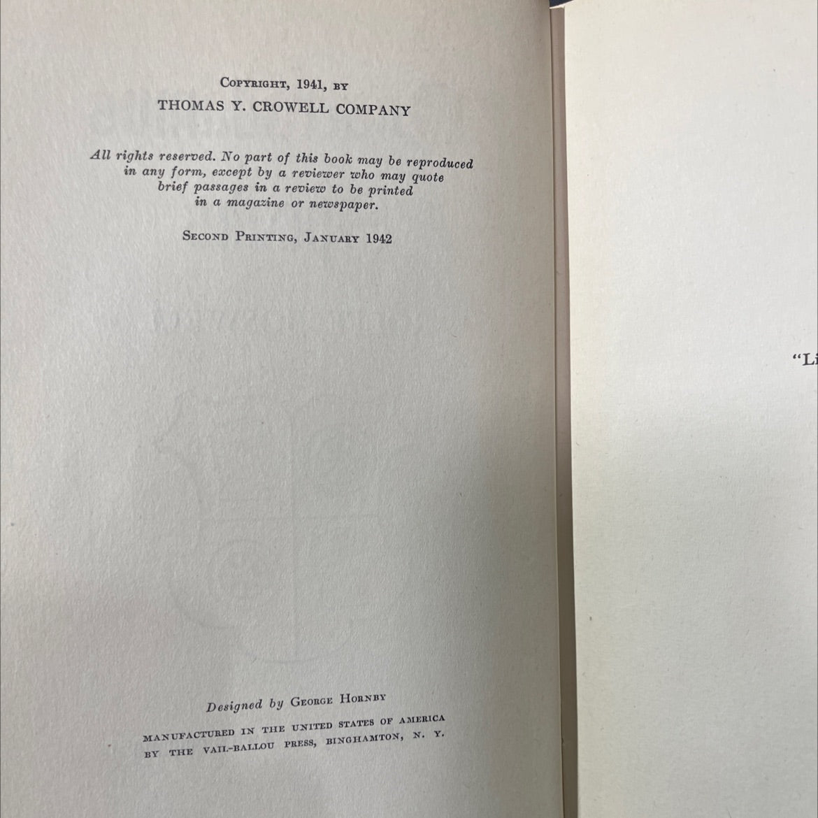 nostradamus speaks book, by rolfe boswell, 1942 Hardcover image 3