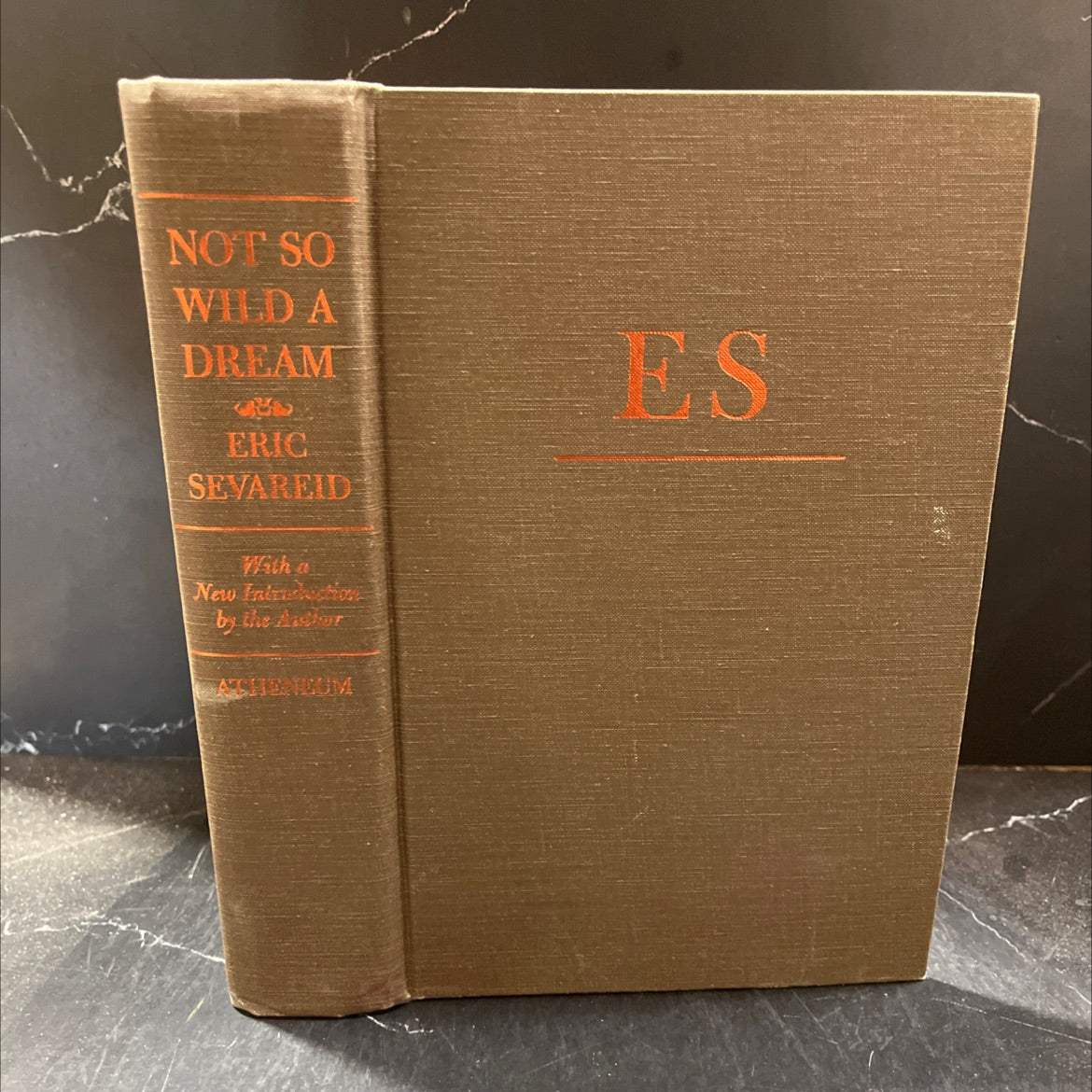 not so wild a dream book, by eric sevareid, 1976 Hardcover image 1