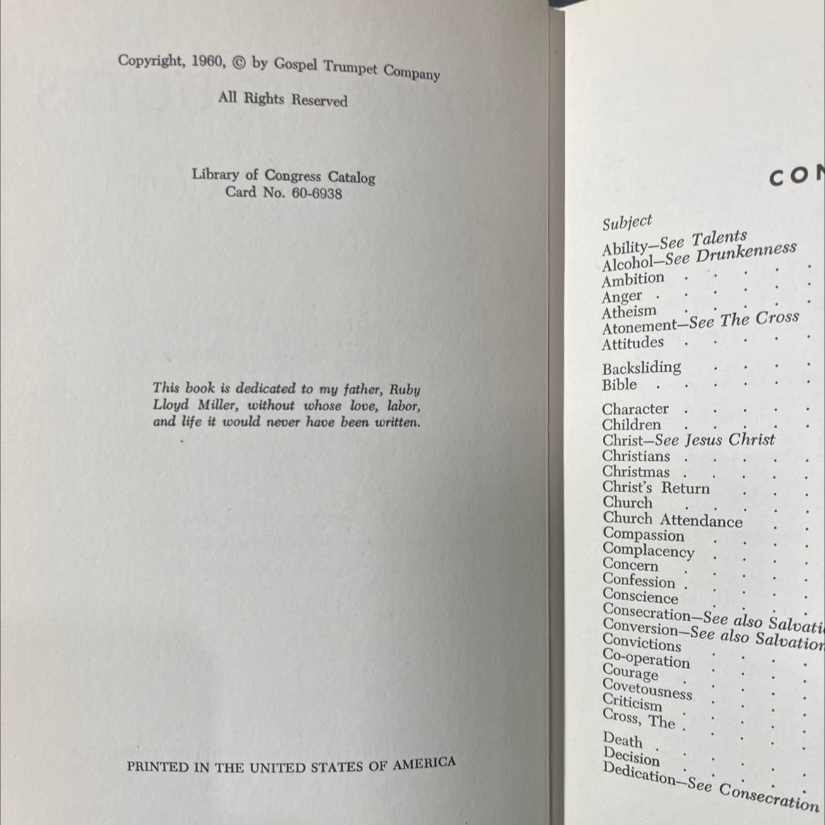 notes and quotes for church speakers book, by milburn h. miller, 1960 Hardcover image 3