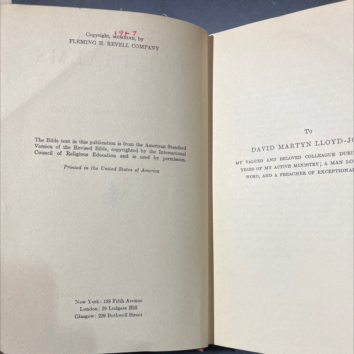 notes on the psalms book, by g. campbell morgan, d.d., 1947 Hardcover image 3