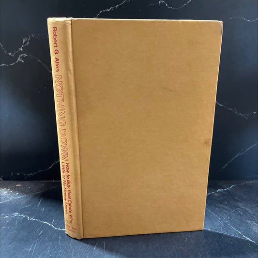 nothing down how to buy real estate with little or no money down book, by robert g. allen, 1980 Hardcover image 1