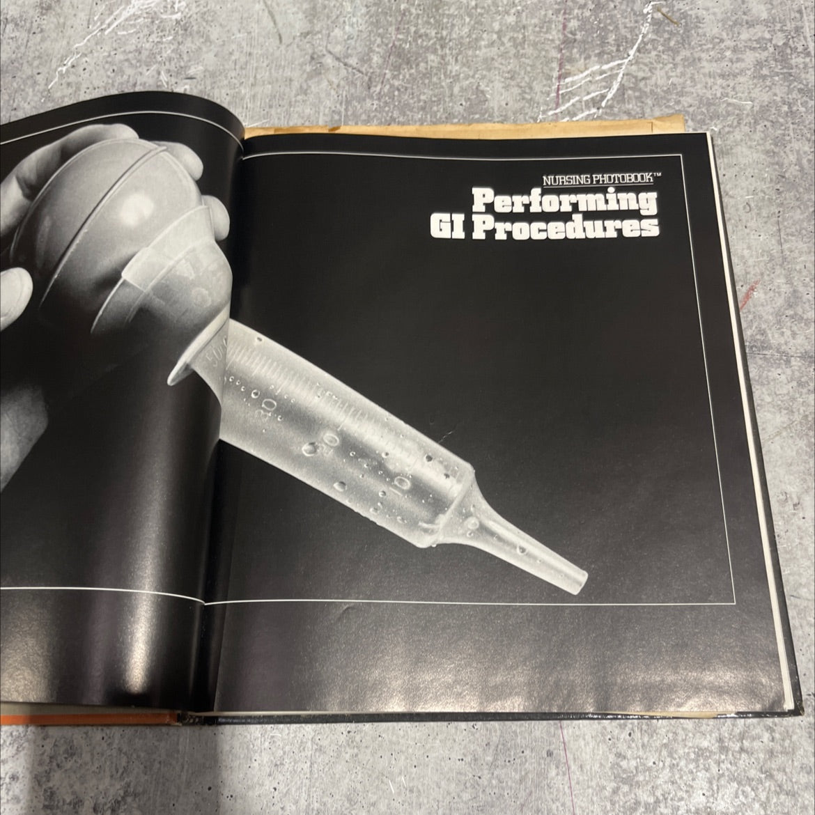 nursing photobookm performing gi procedures book, by Marjorie L. Beck, Mike D'Orazio, Mary Jane Koch, Barbara K. image 2