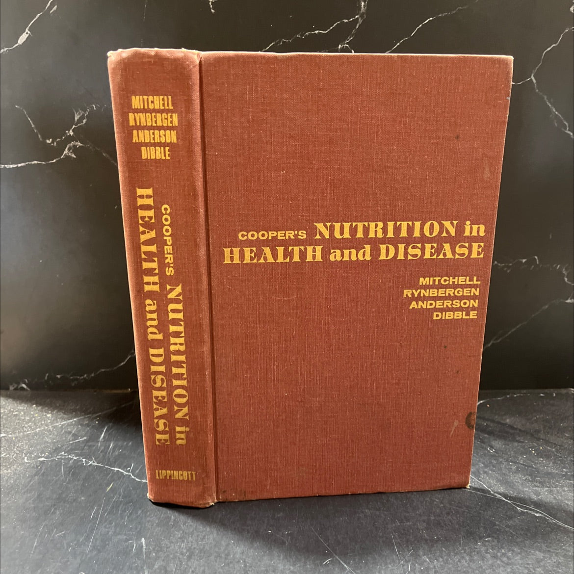 nutrition in health and disease book, by cooper, mitchell, rynbergen, anderson, dibble, 1968 Hardcover image 1