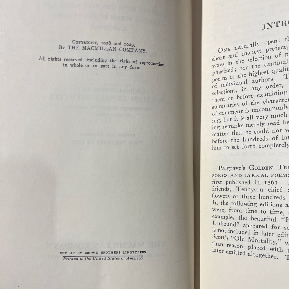 ny allas the golden treasury selected from the best songs and lyrical poems in the english language book, by francis t. image 3