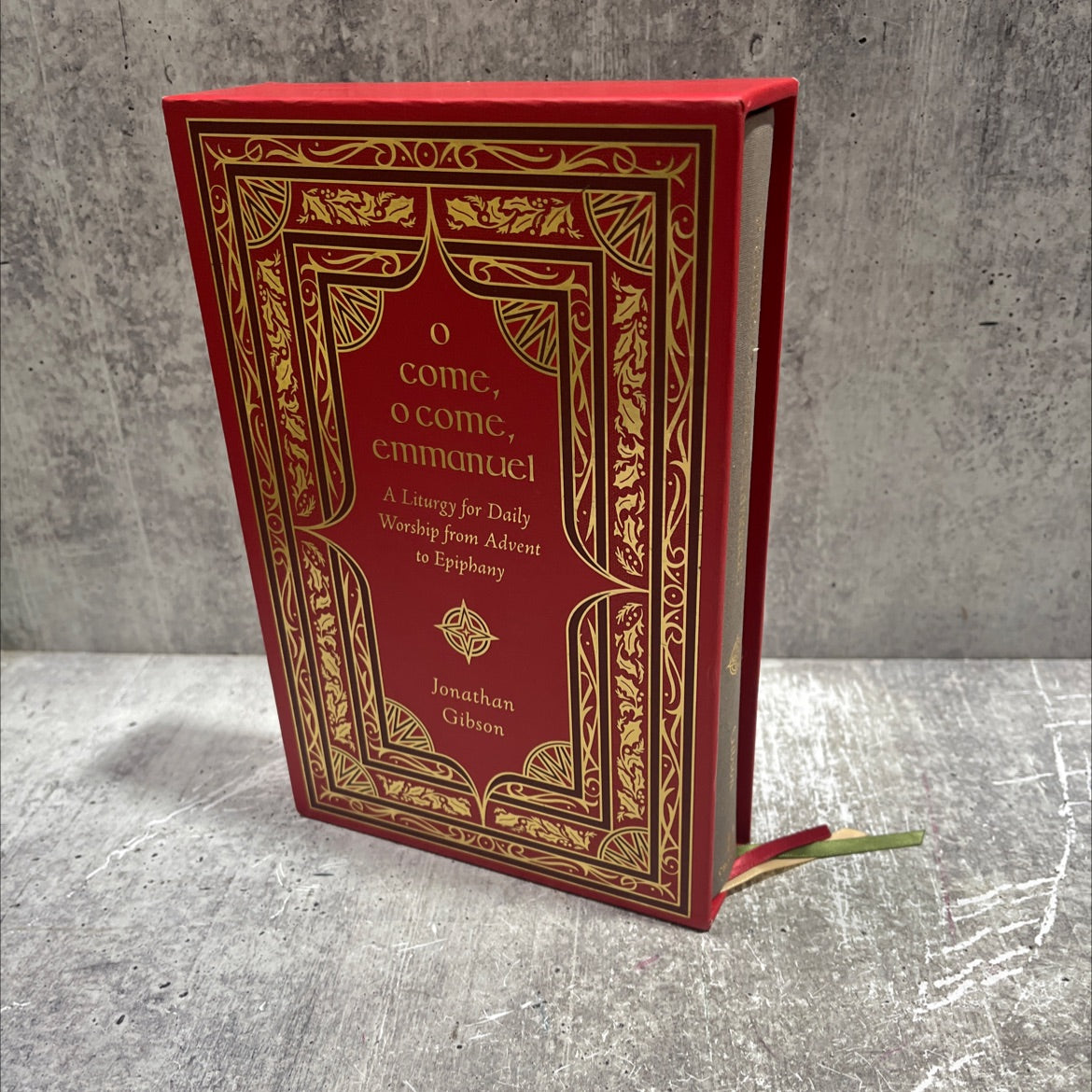 o come, o come, emmanuel: a liturgy for daily worship from advent to epiphany book, by Jonathan Gibson, 2023 Hardcover image 1