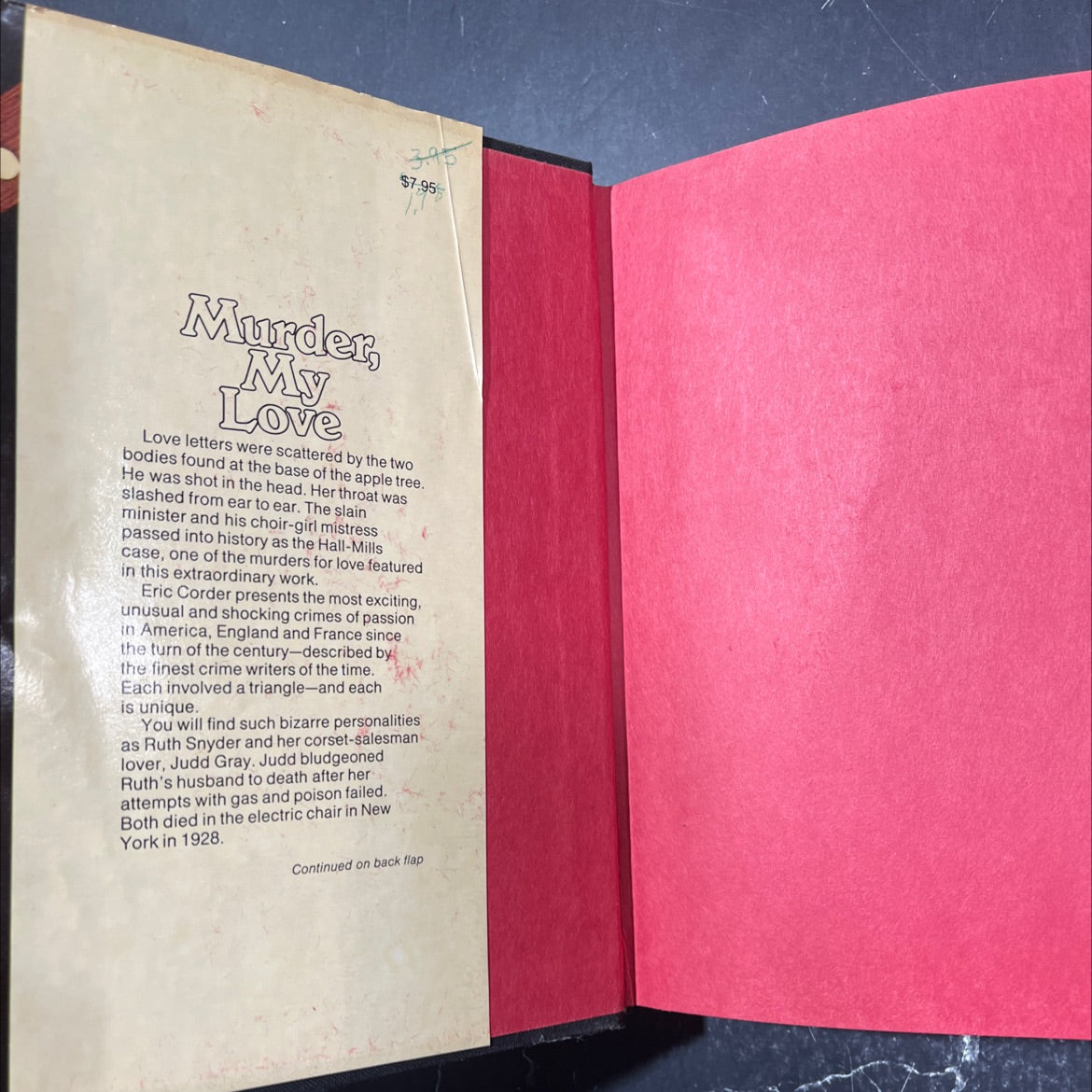 o il war murder. my love the great crimes of passion book, by eric corder, 1973 Hardcover image 4