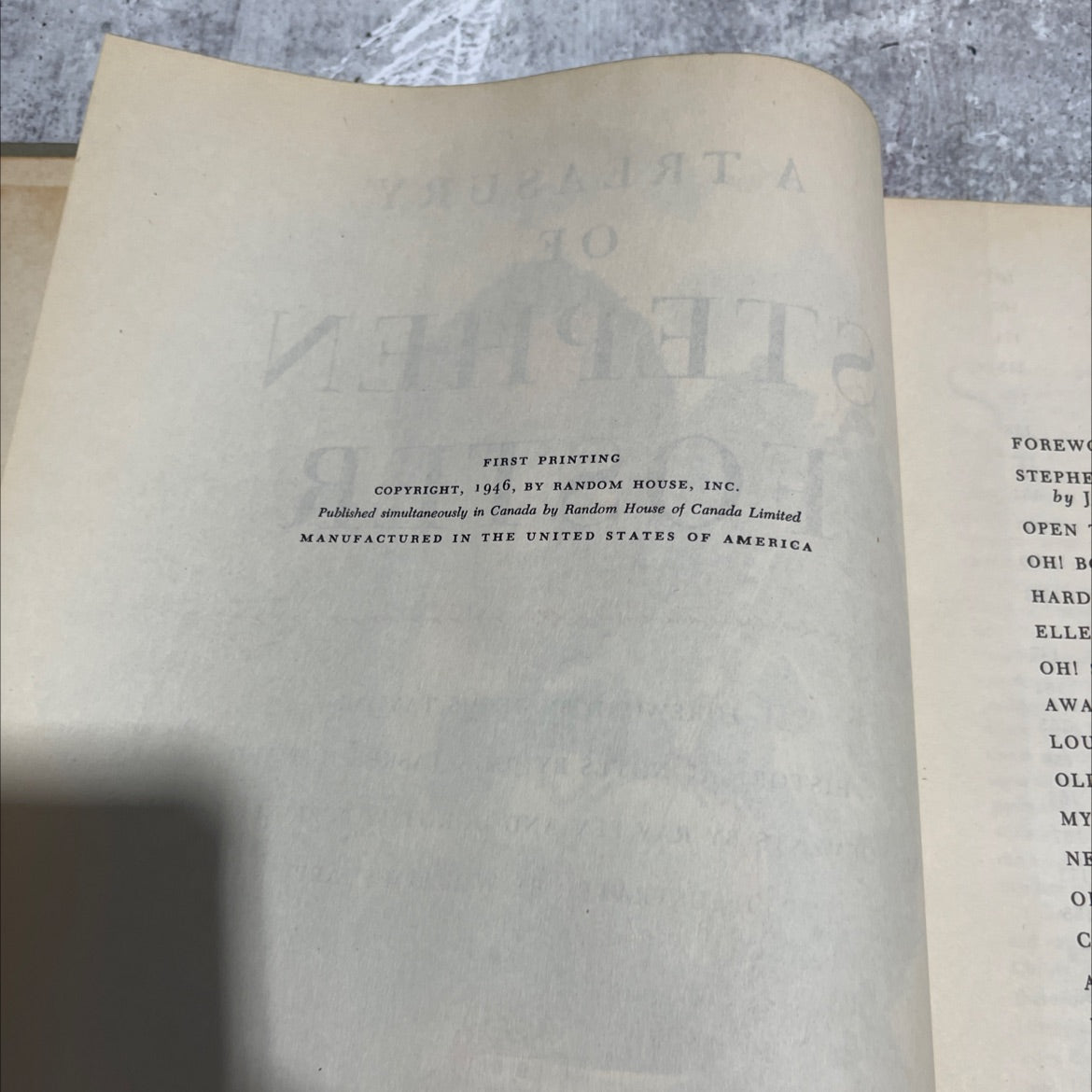 o kentucky home a treasury of stephen foster book, by stephen foster, 1946 Hardcover image 3