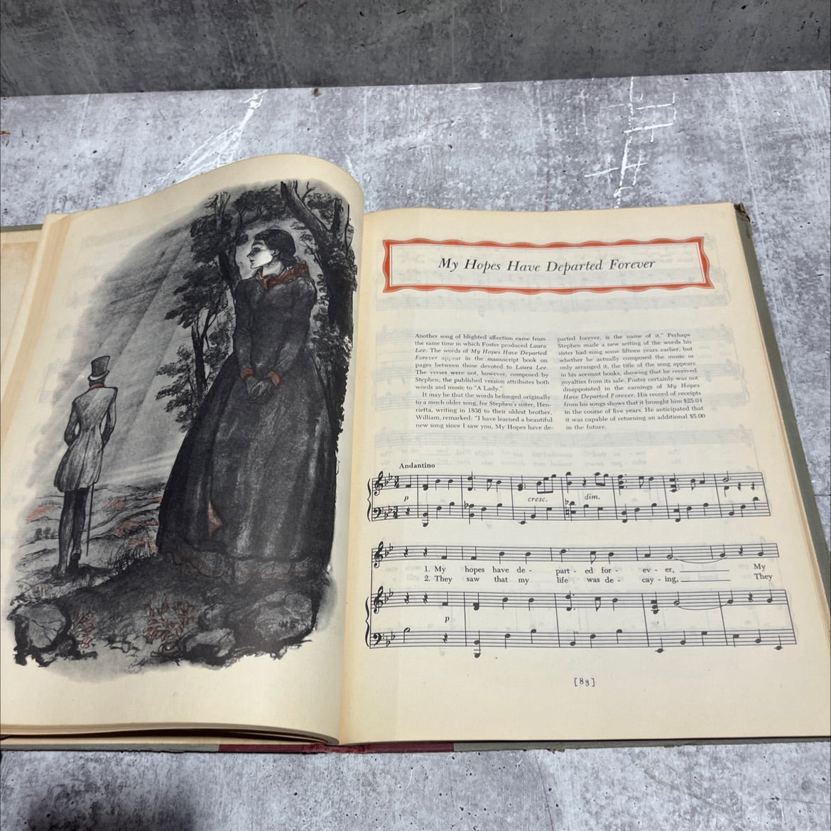 o kentucky home a treasury of stephen foster book, by stephen foster, 1946 Hardcover image 4