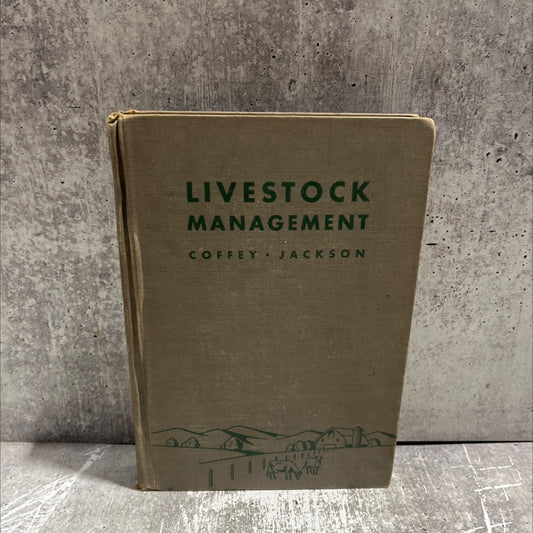 ockman livestock management book, by unknown, 1940 Hardcover image 1