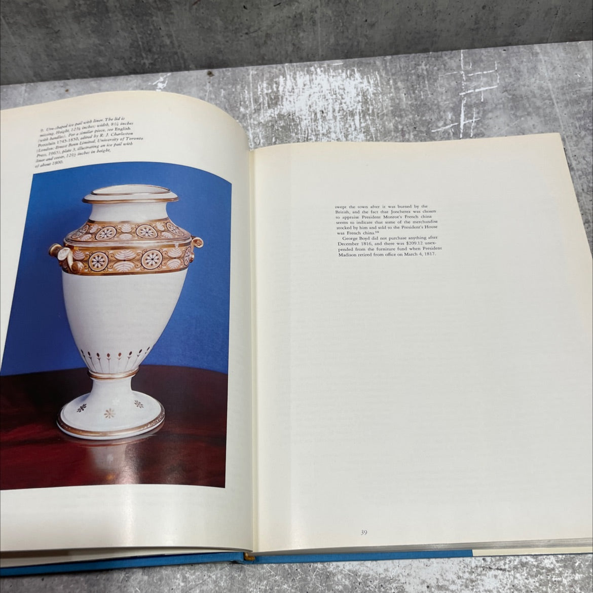 official white house china 1789 to the present book, by margaret brown klapthor, 1975 Hardcover image 4