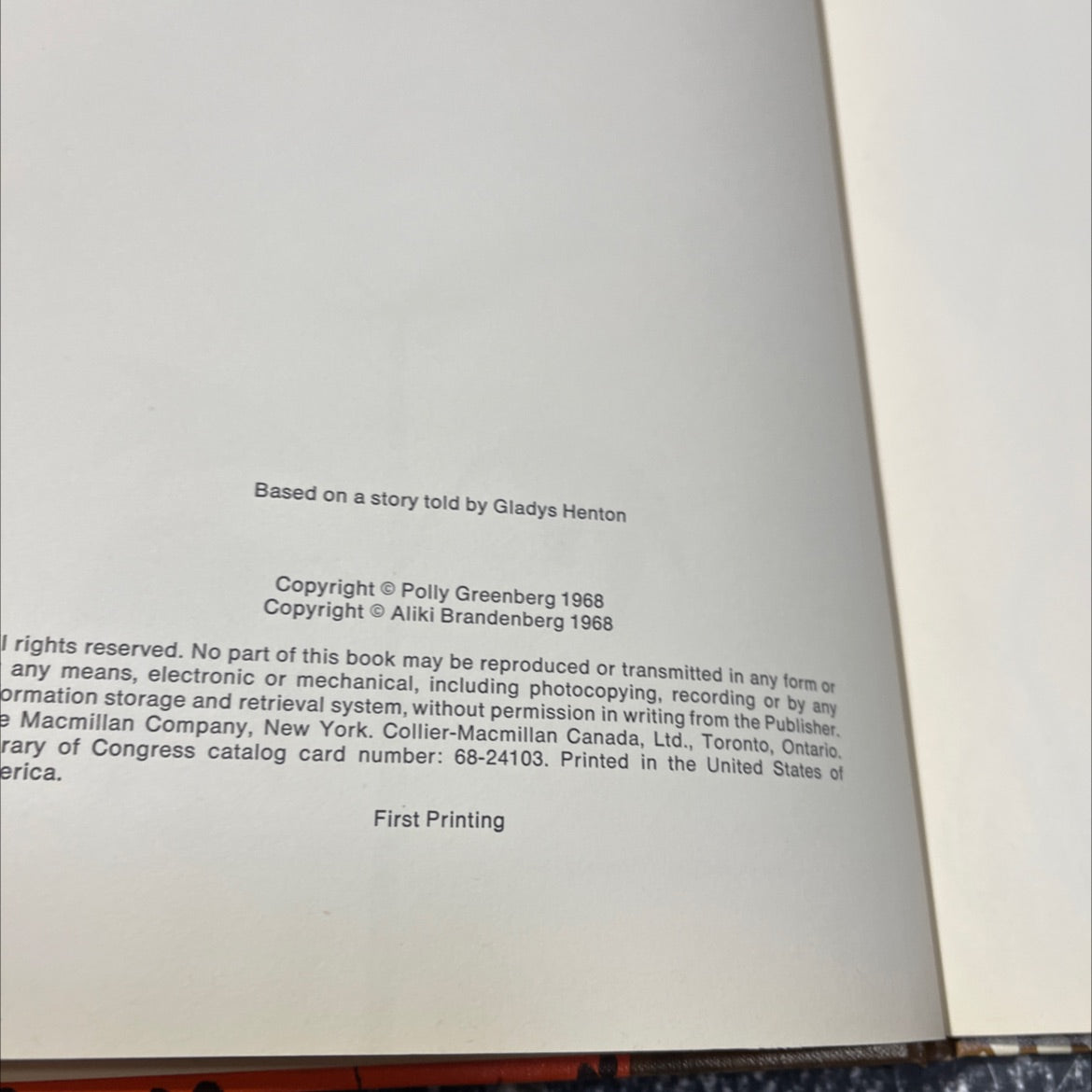 oh lord, i wish i was a buzzard book, by polly greenberg, 1968 Hardcover, First Edition, Vintage image 3