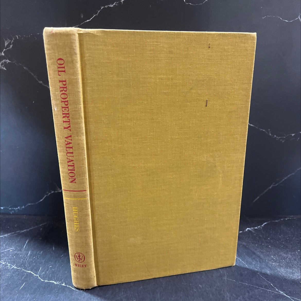 oil property valuation book, by richard v. hughes, 1967 Hardcover image 1