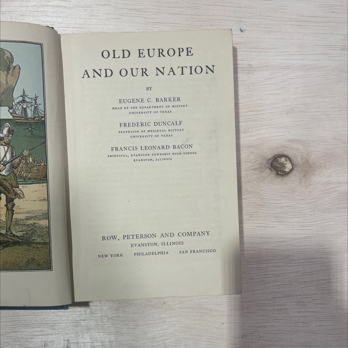 old europe and our nation book, by eugene c. barker, frideric duncalf, francis leonard bacon, 1946 Hardcover, Vintage image 2