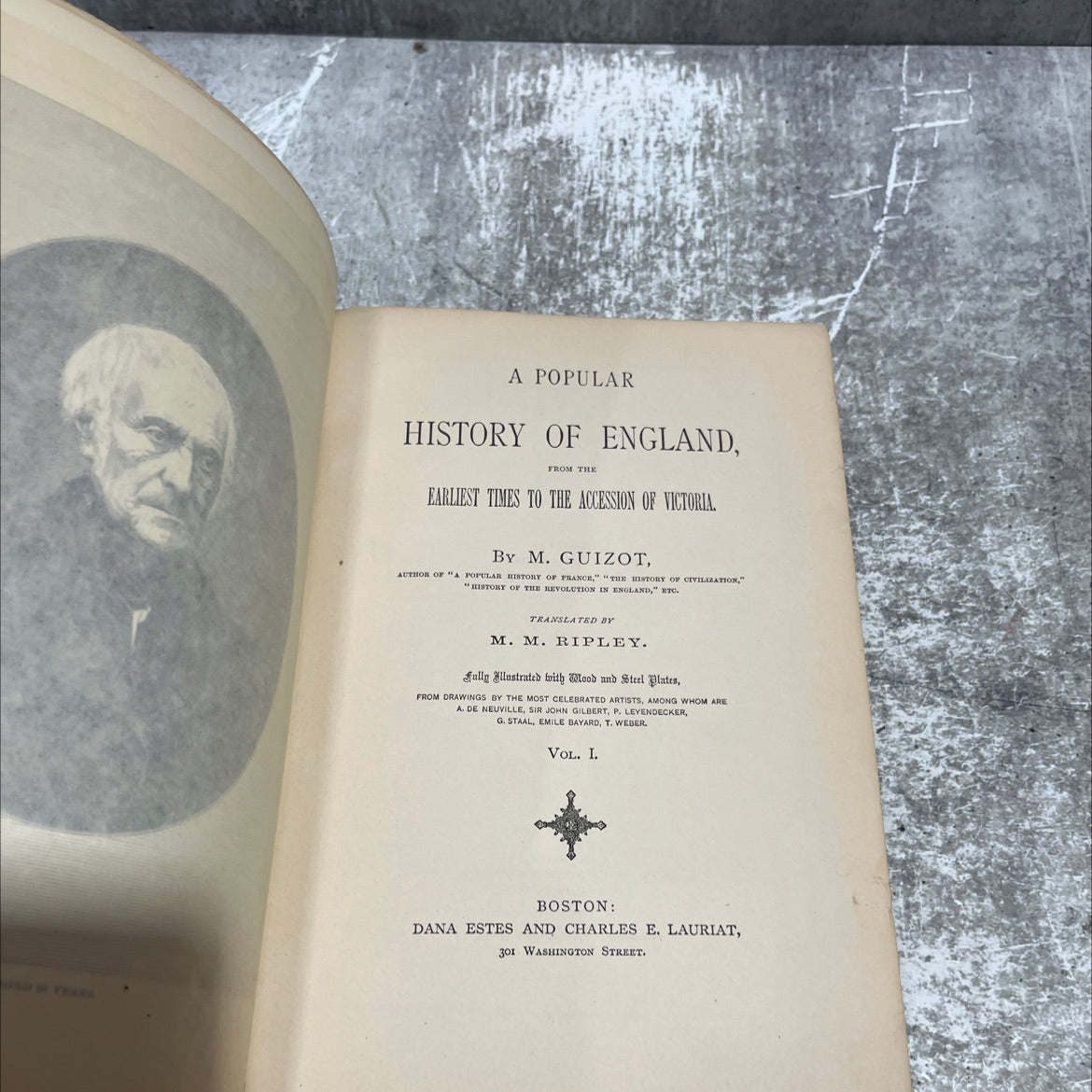 old tears a popular history of england, from the earliest times to the accession of victoria book, by m. guizot, 1876 image 2