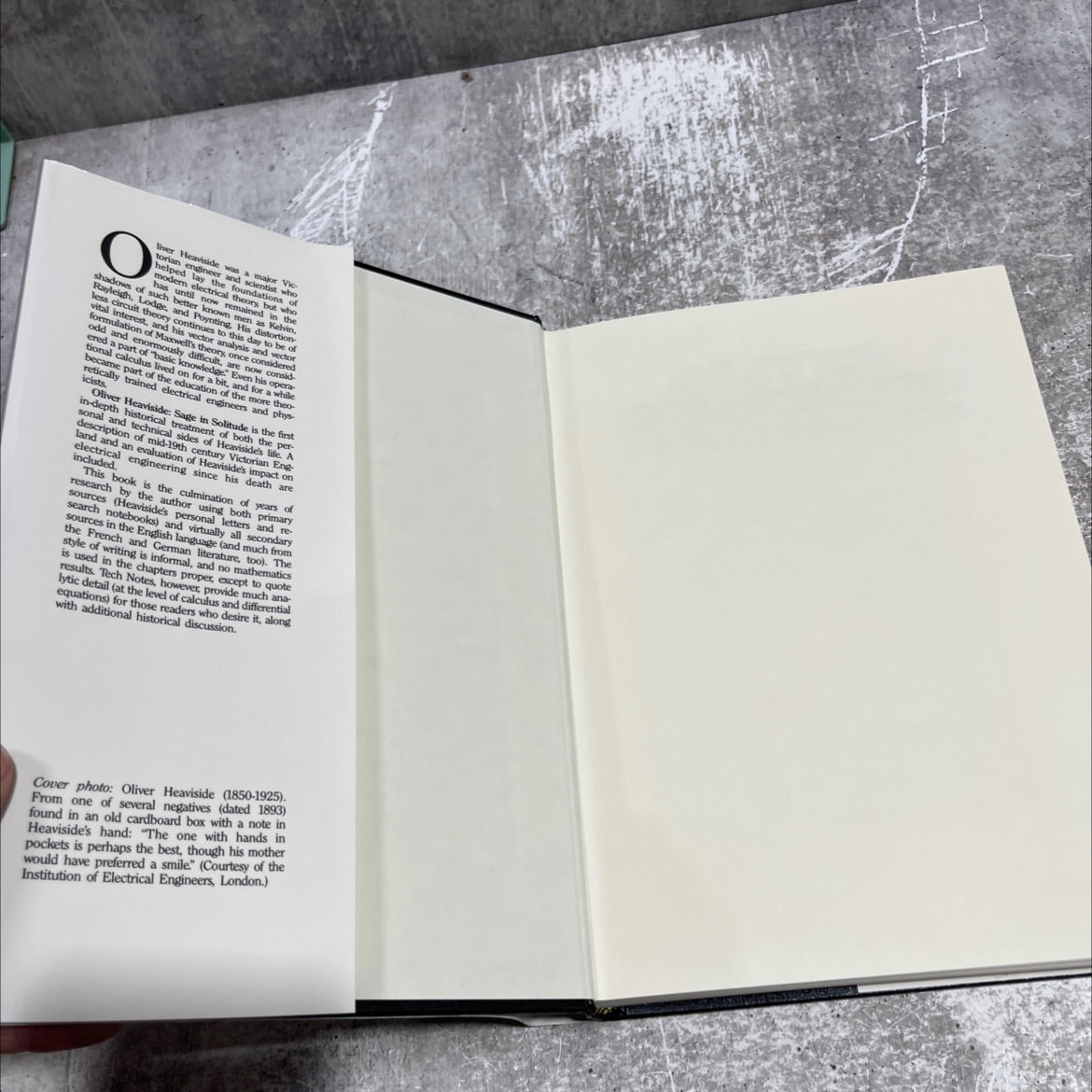 oliver heaviside, sage in solitude book, by paul j. nahin, 1988 Hardcover image 4