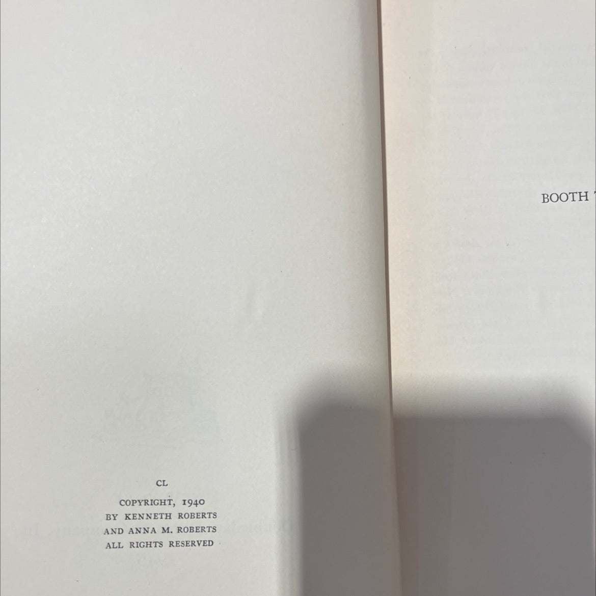 oliver wiswell book, by kenneth roberts, 1940 Hardcover, Antique image 3