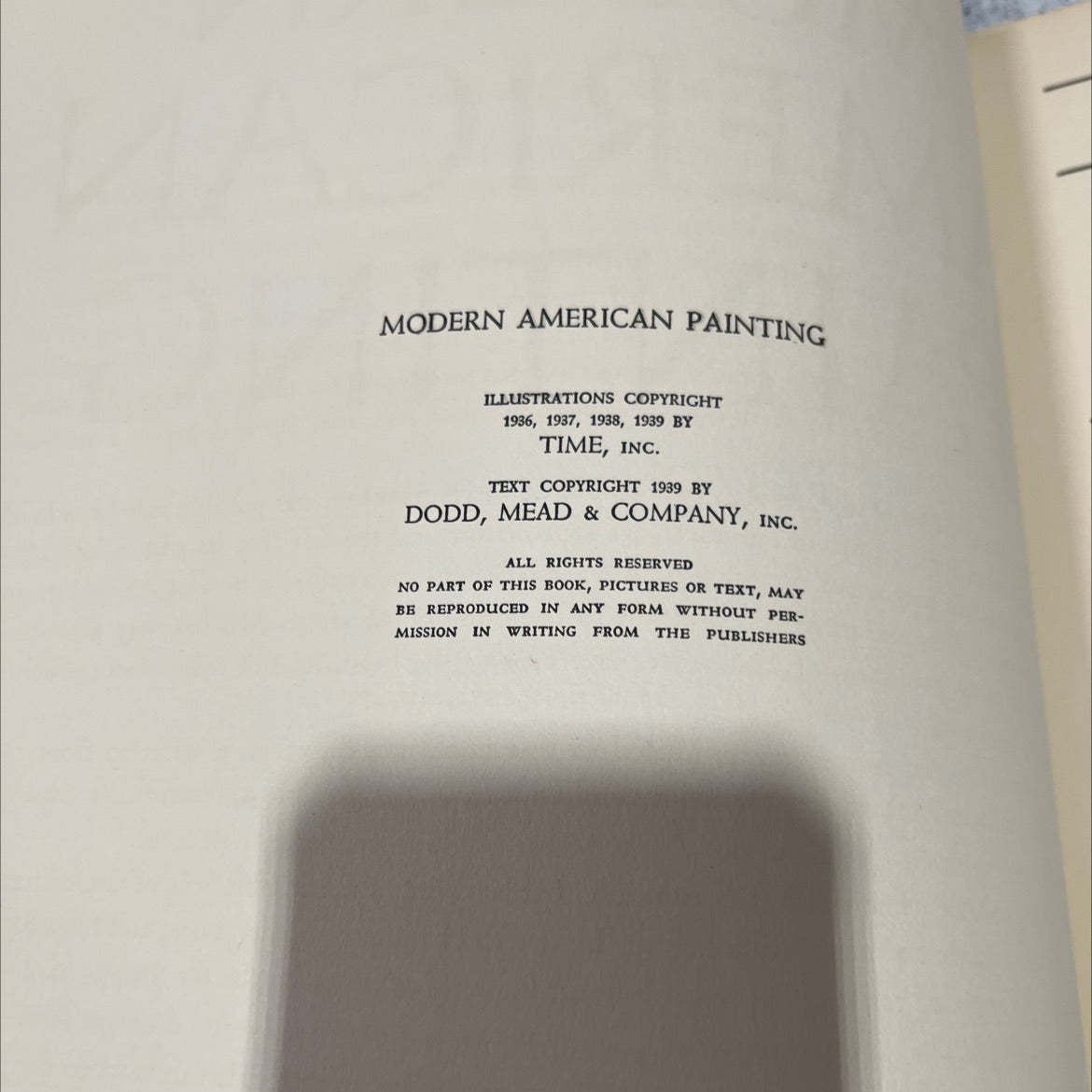 om ma modern american painting book, by peyton boswell, jr., 1940 Hardcover image 3