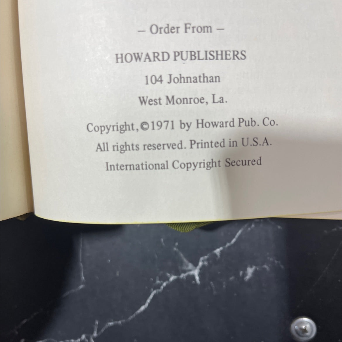 omments songs of the church book, by Alton H. Howard, 1971 Hardcover image 3