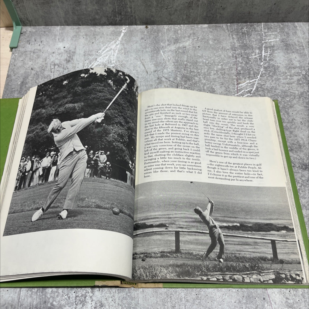 on and off the fairway book, by Jack Nicklaus, 1978 Hardcover image 4