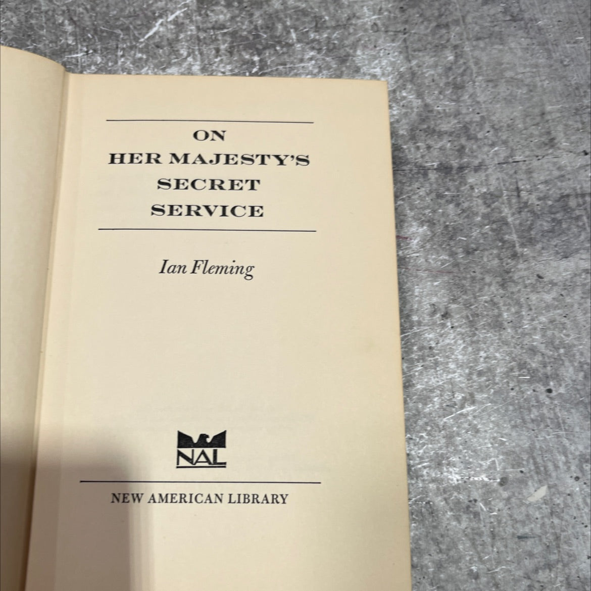 on her majesty's secret service book, by Ian Fleming, 1963 Hardcover image 2