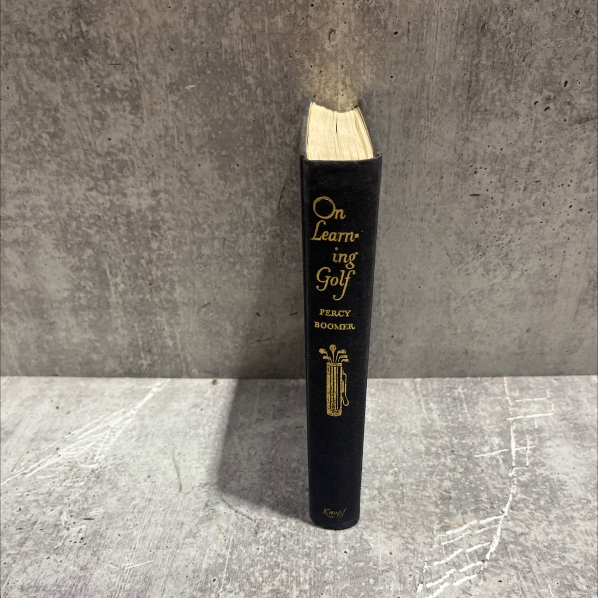 on learning golf book, by percy boomer, 1988 Hardcover image 4