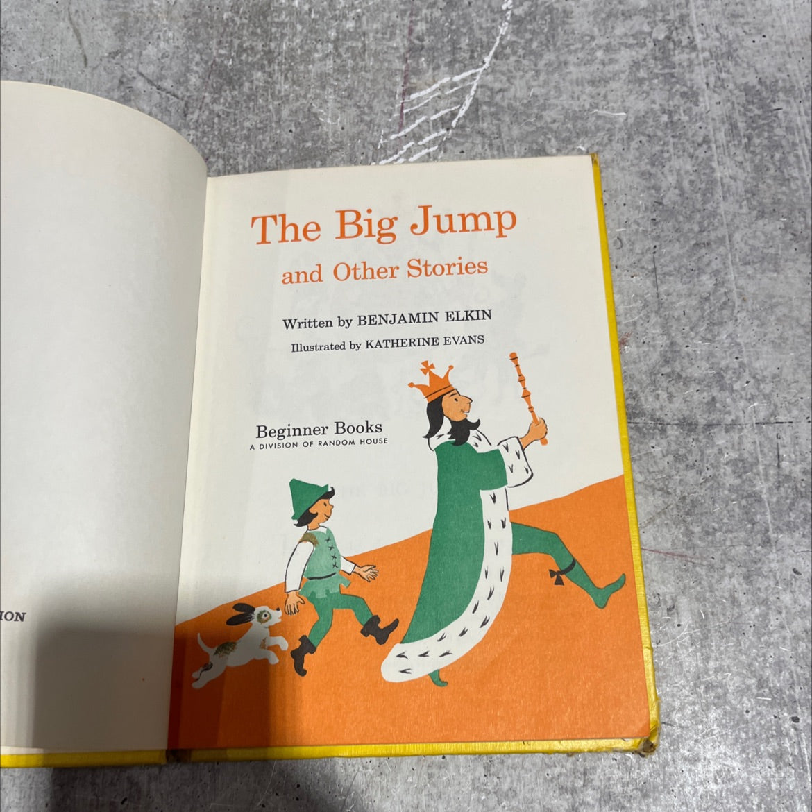 on the big jump and other stories book, by benjamin elkin, 1958 Hardcover image 2