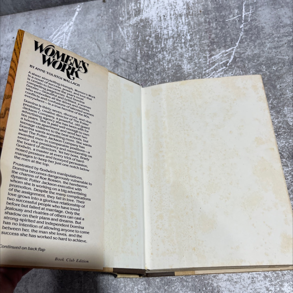 on women's work book, by anne tolstoi wallach, 1981 Hardcover image 4