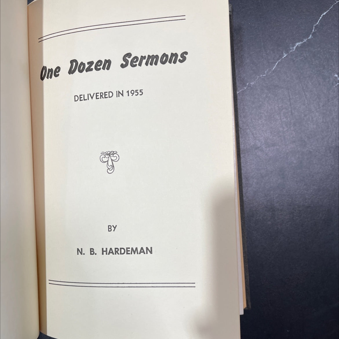 one dozen sermons delivered in 1955 by n. b. hardeman boatert book, by n. b. hardeman boatert, 1956 Hardcover, Vintage image 2