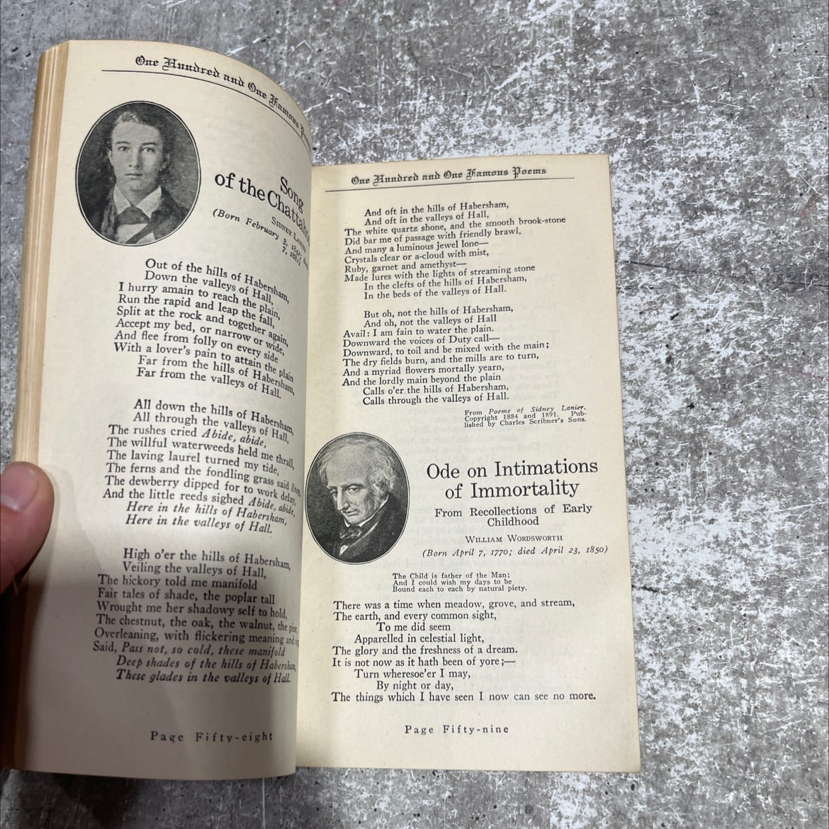 one hundred and one famous poems with a prose supplement book, by roy j. cook, 1929 Paperback image 4
