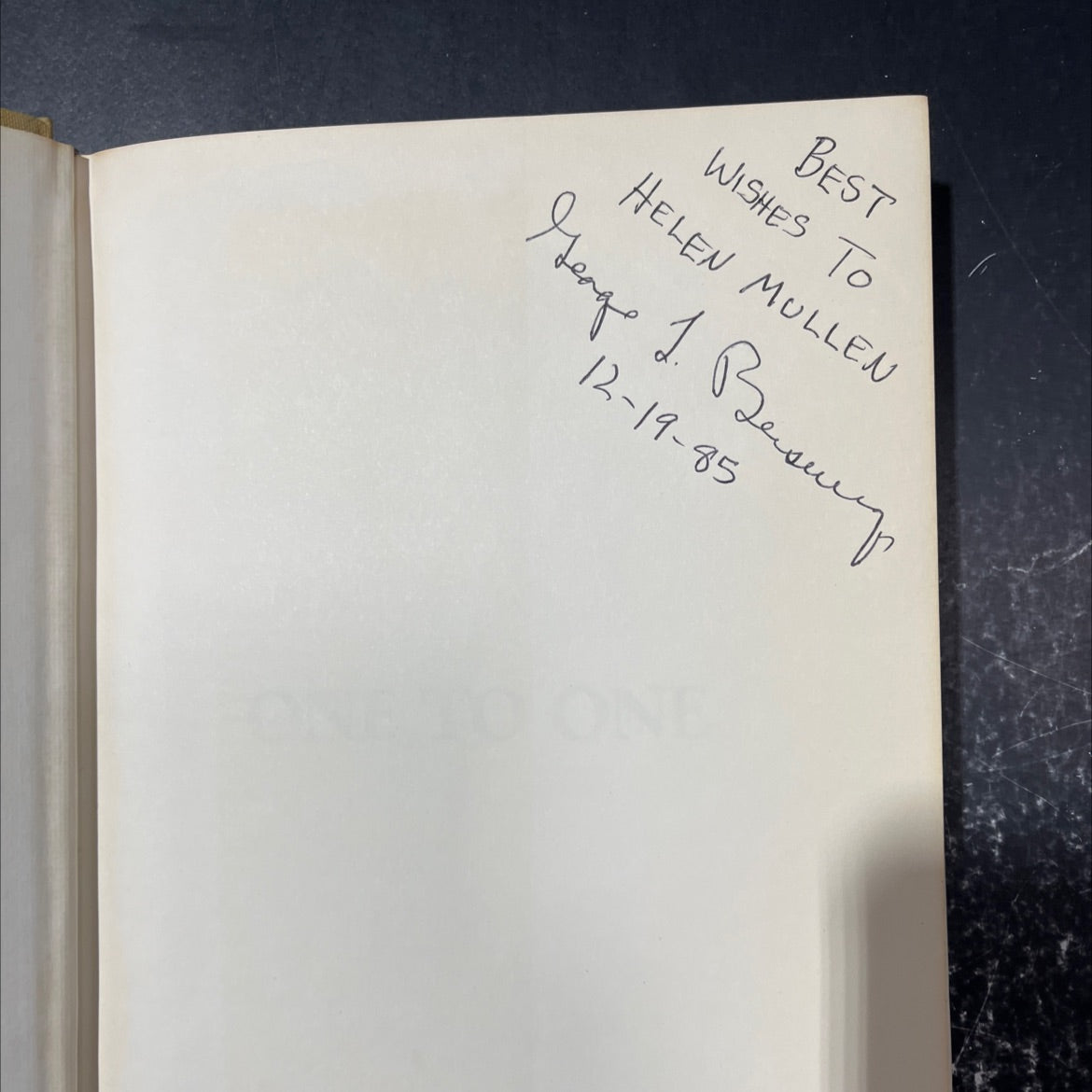 SIGNED one to one the story of the big brothers/big sisters movement in america book, by george l. beiswinger, 1985 image 4