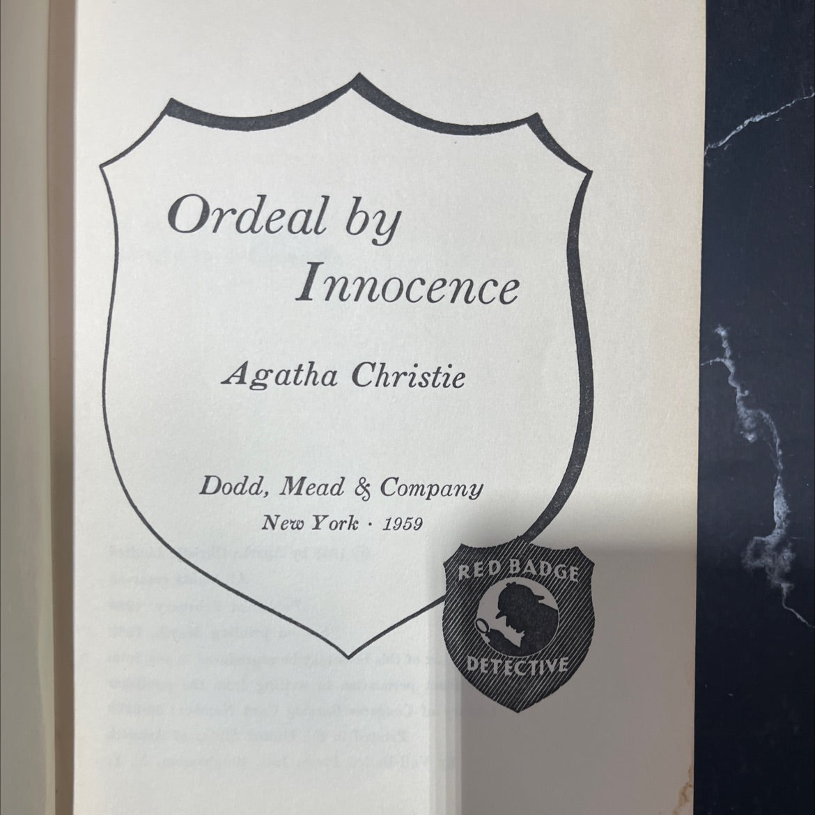 ordeal by innocence book, by agatha christie, 1959 Hardcover image 2